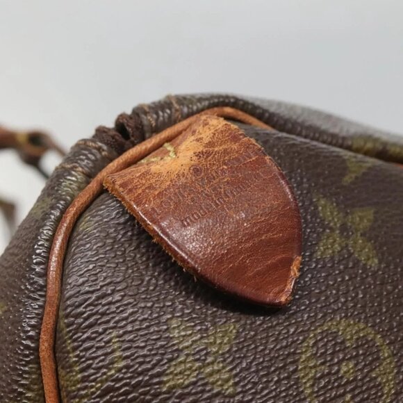 LOUIS VUITTON Monogram Speedy 35 Hand Bag M41524 LV Auth bs28622 - Picture 12 of 16